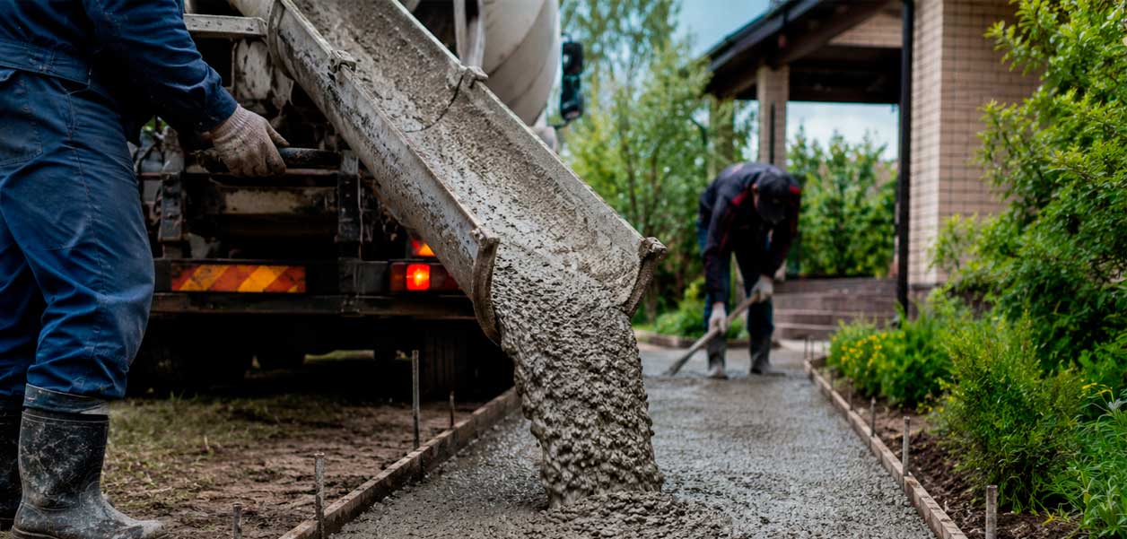 Товарный бетон БСТ для дорожек и тротуаров с наружной эксплуатацией