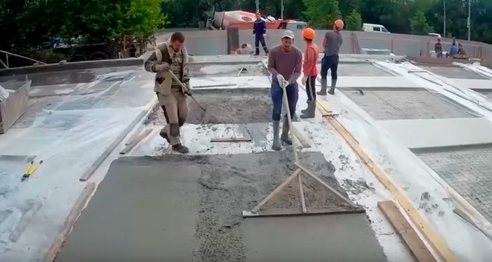 Производство бетонных смесей на современных европейских установках